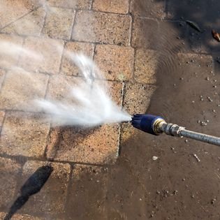 RMS exterior cleaning in progress