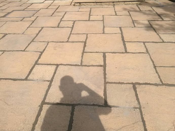 Finished Keyworth patio following RMS restoration in June 2017
